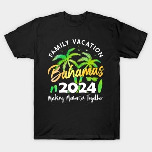 Family Vacation Bahamas 2024 Matching Group Summer Vacation T-Shirt